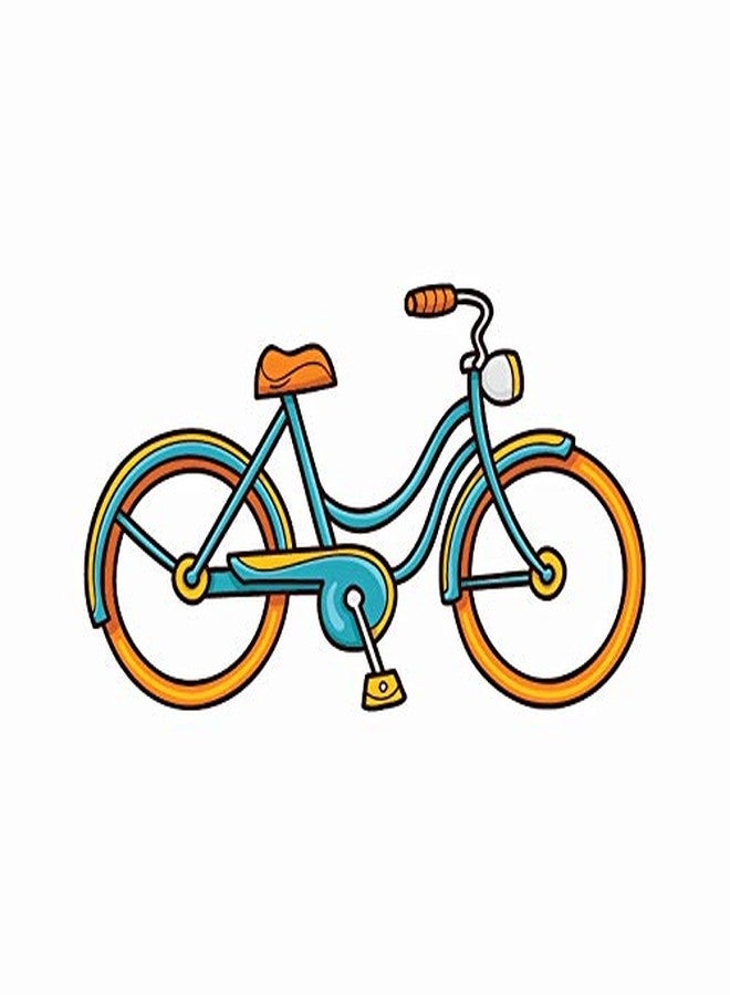 Bhai Please Cycle Wooden Fridge Magnet - Image 1